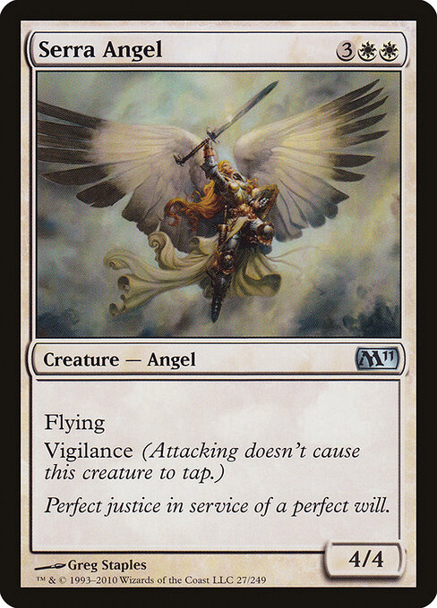 Magic 2011 - 27 - Serra Angel - Uncommon