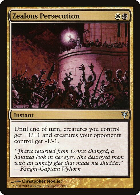 Duel Decks: Sorin vs. Tibalt - 23 - Zealous Persecution - Uncommon