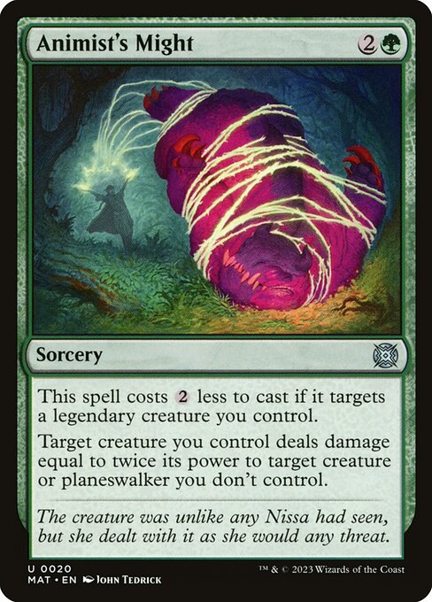 March of the Machine: The Aftermath - 20 - Animist's Might - Uncommon