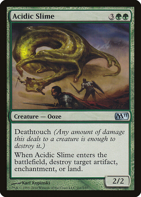 Magic 2011 - 161 - Acidic Slime - Uncommon