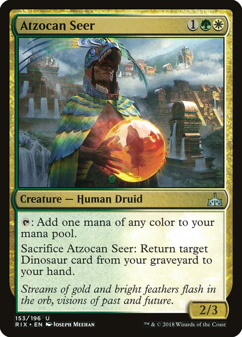 Rivals of Ixalan - 153 - Atzocan Seer - Uncommon