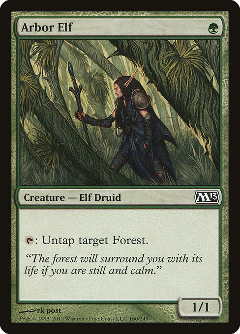 Magic 2013 - 160 - Arbor Elf - Common