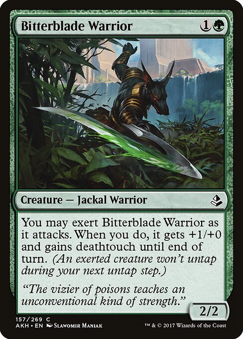 Amonkhet - 157 - Bitterblade Warrior - Common