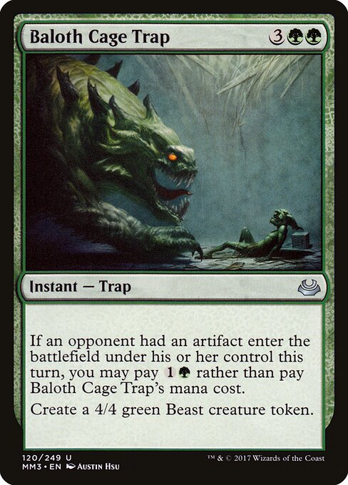 Modern Masters 2017 - 120 - Baloth Cage Trap - Uncommon