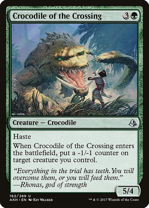 Amonkhet - 162 - Crocodile of the Crossing - Uncommon