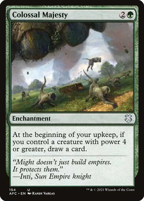 Forgotten Realms Commander - 154 - Colossal Majesty - Uncommon