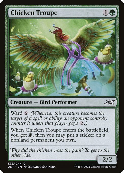 Unfinity - 133 - Chicken Troupe - Common