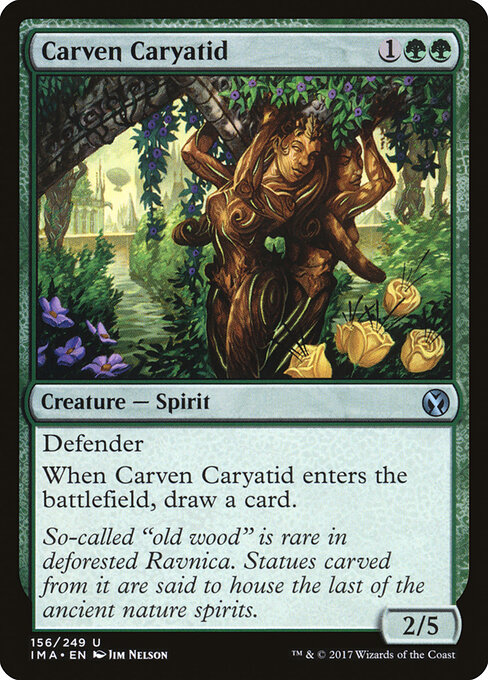 Iconic Masters - 156 - Carven Caryatid - Uncommon