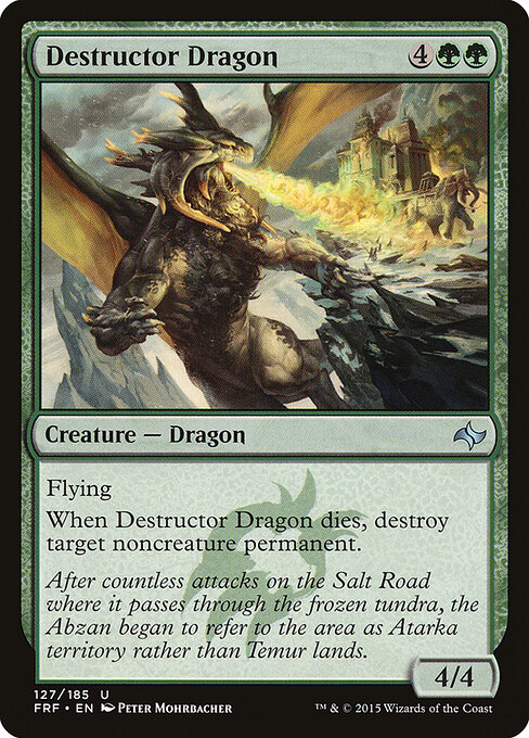 Fate Reforged - 127 - Destructor Dragon - Uncommon