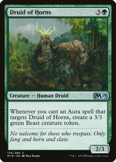 Core Set 2019 - 176 - Druid of Horns - Uncommon