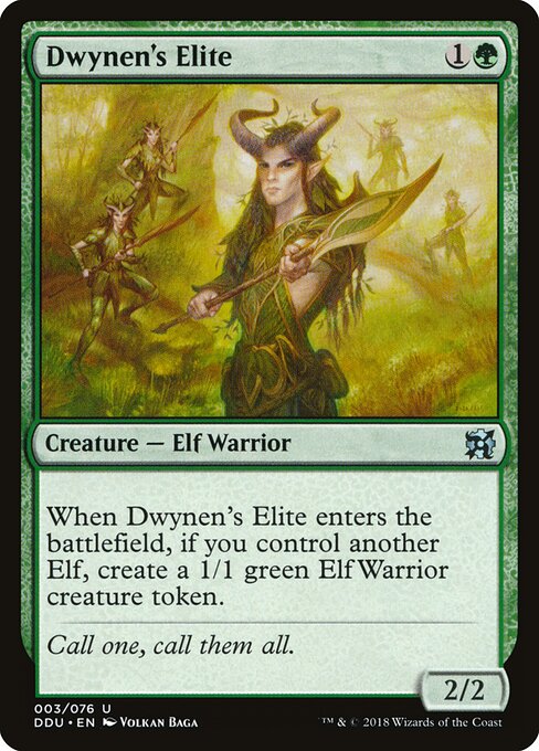 Duel Decks: Elves vs. Inventors - 3 - Dwynen's Elite - Uncommon