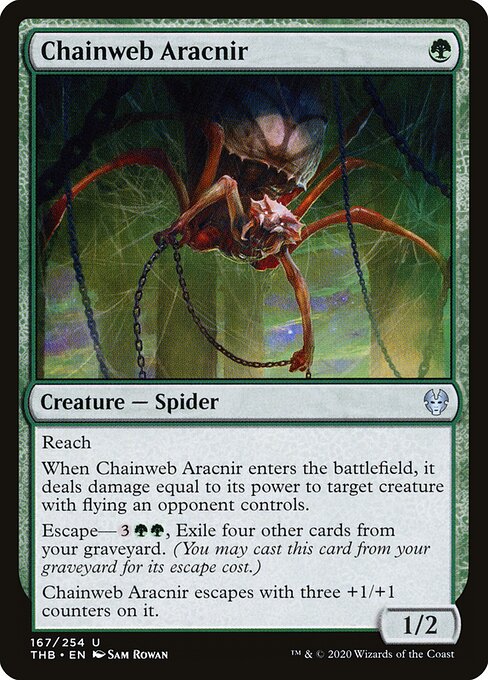 Theros Beyond Death - 167 - Chainweb Aracnir - Uncommon