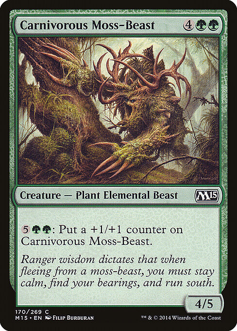 Magic 2015 - 170 - Carnivorous Moss-Beast - Common