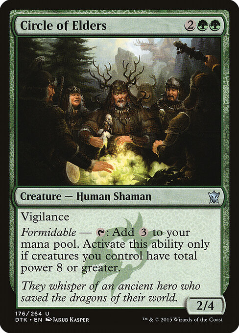 Dragons of Tarkir - 176 - Circle of Elders - Uncommon
