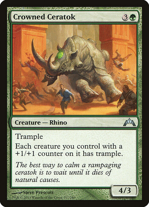 Gatecrash - 117 - Crowned Ceratok - Uncommon