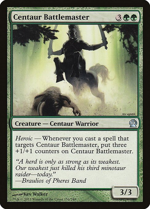 Theros - 154 - Centaur Battlemaster - Uncommon