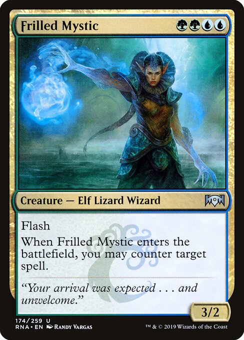 Ravnica Allegiance - 174 - Frilled Mystic - Uncommon