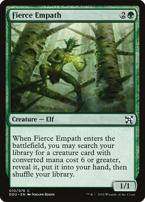 Duel Decks: Elves vs. Inventors - 10 - Fierce Empath - Common