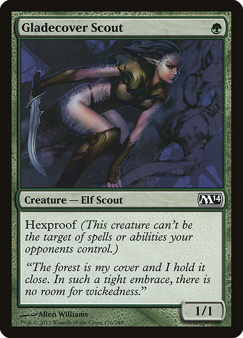 Magic 2014 - 176 - Gladecover Scout - Common