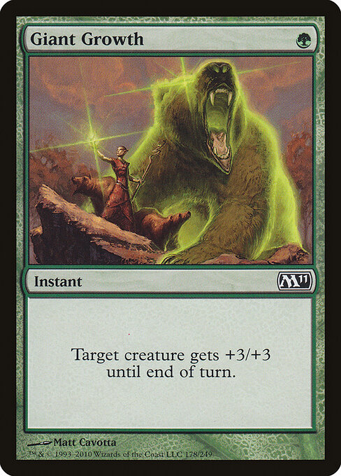 Magic 2011 - 178 - Giant Growth - Common