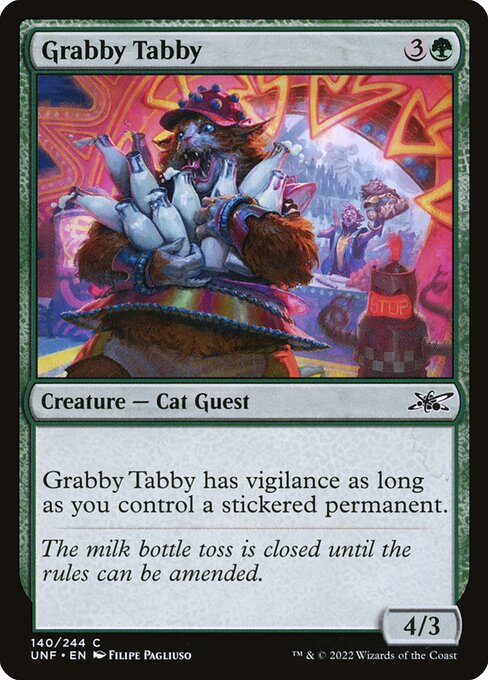 Unfinity - 140 - Grabby Tabby - Common