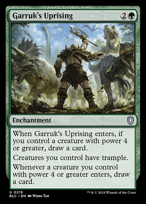 Bloomburrow Commander - 219 - Garruk's Uprising - Uncommon