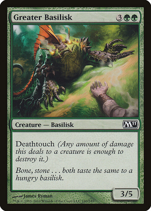 Magic 2011 - 180 - Greater Basilisk - Common