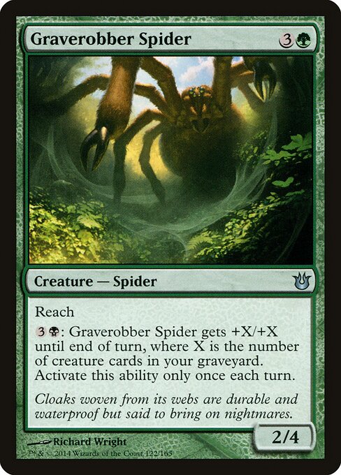 Born of the Gods - 122 - Graverobber Spider - Uncommon