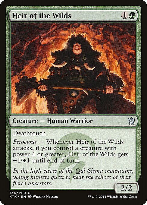 Khans of Tarkir - 134 - Heir of the Wilds - Uncommon