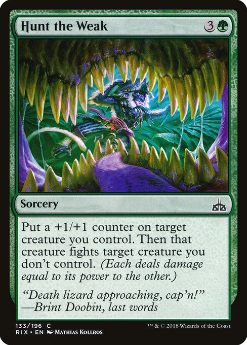 Rivals of Ixalan - 133 - Hunt the Weak - Common