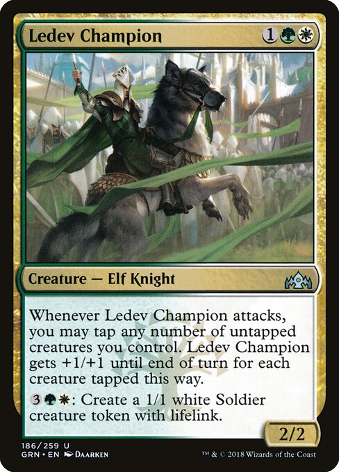 Guilds of Ravnica - 186 - Ledev Champion - Uncommon