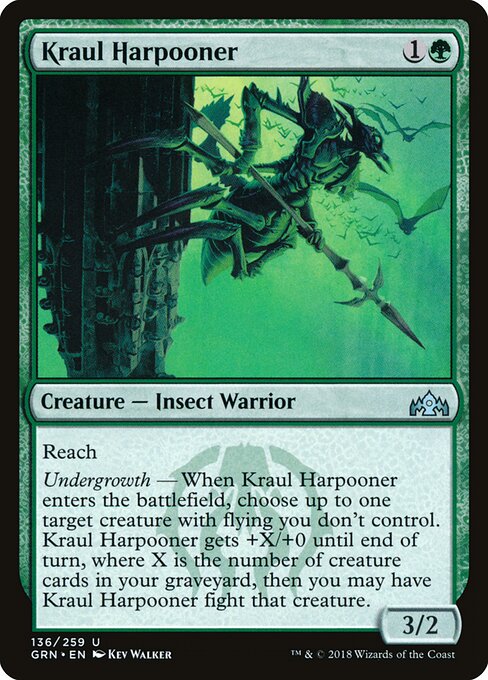 Guilds of Ravnica - 136 - Kraul Harpooner - Uncommon