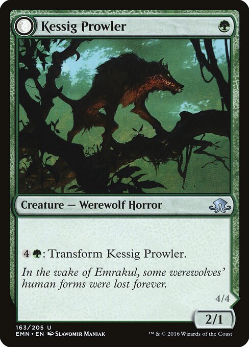 Eldritch Moon - 163 - Kessig Prowler // Sinuous Predator - Uncommon