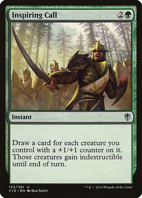 Commander 2016 - 153 - Inspiring Call - Uncommon