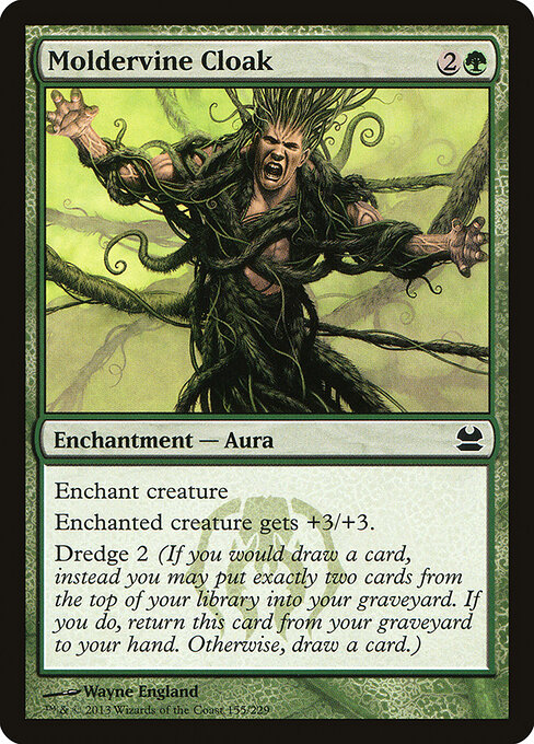 Modern Masters - 155 - Moldervine Cloak - Common