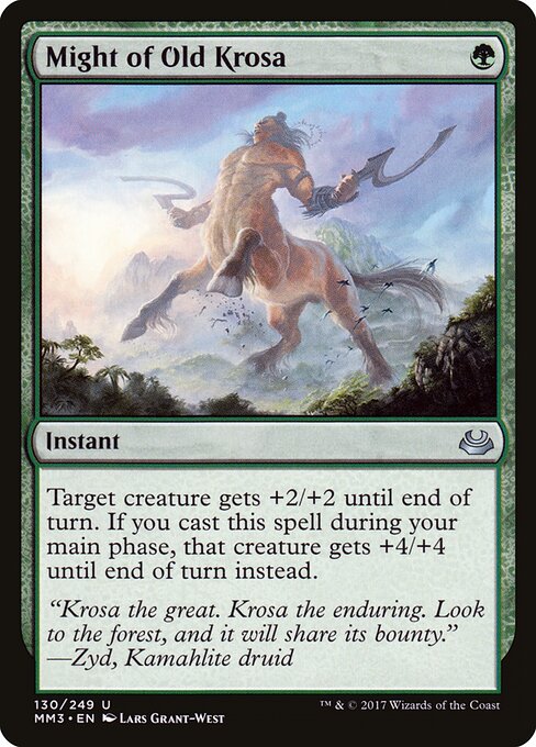 Modern Masters 2017 - 130 - Might of Old Krosa - Uncommon