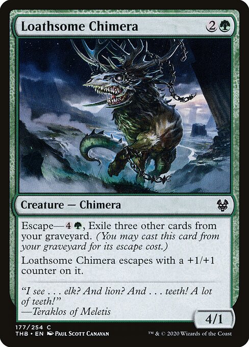 Theros Beyond Death - 177 - Loathsome Chimera - Common