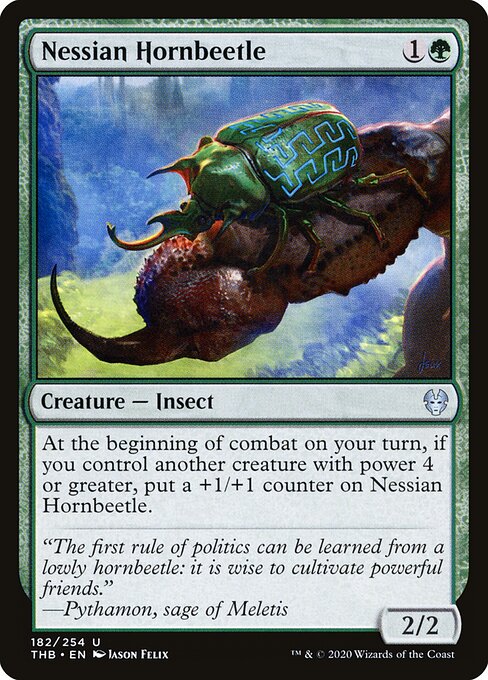 Theros Beyond Death - 182 - Nessian Hornbeetle - Uncommon