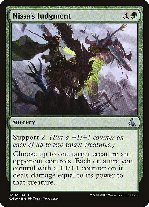 Oath of the Gatewatch - 139 - Nissa's Judgment - Uncommon