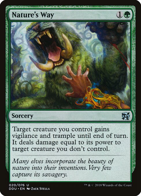 Duel Decks: Elves vs. Inventors - 20 - Nature's Way - Uncommon