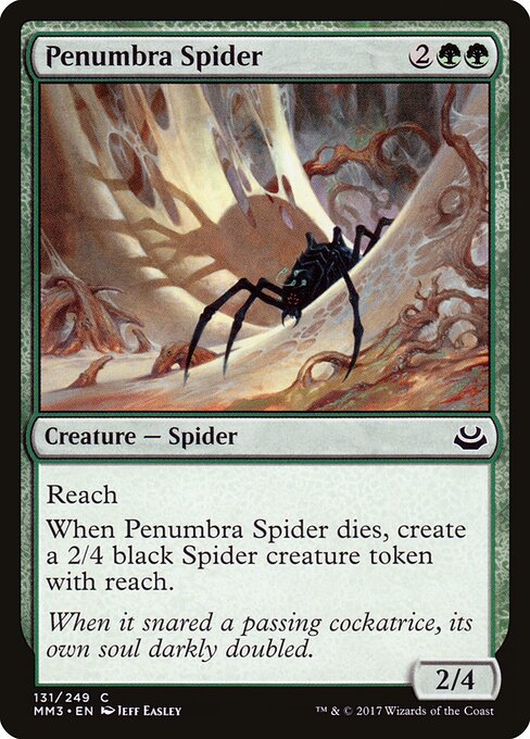 Modern Masters 2017 - 131 - Penumbra Spider - Common