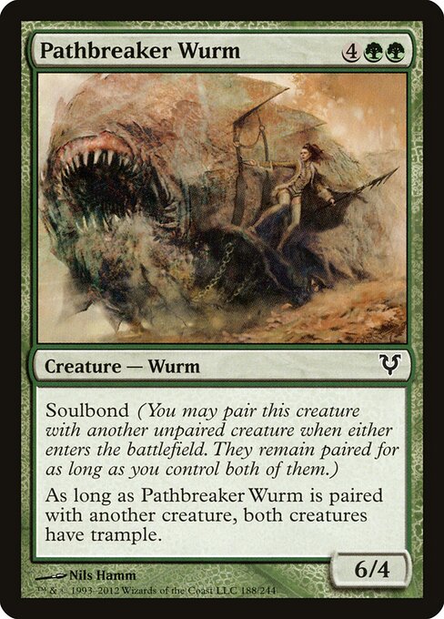 Avacyn Restored - 188 - Pathbreaker Wurm - Common