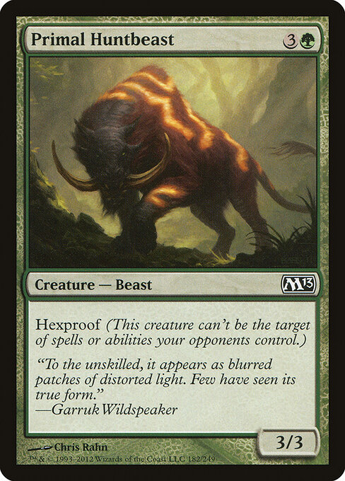 Magic 2013 - 182 - Primal Huntbeast - Common