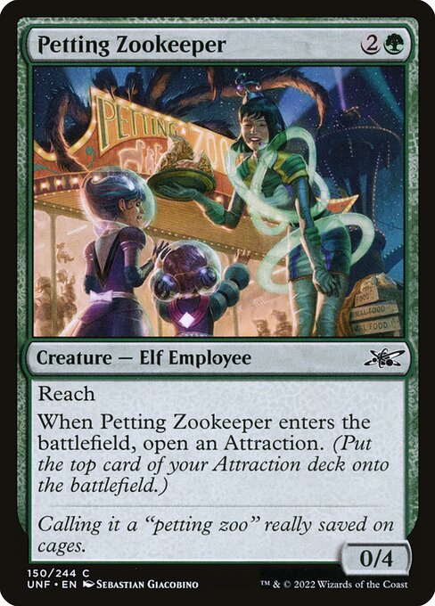 Unfinity - 150 - Petting Zookeeper - Common