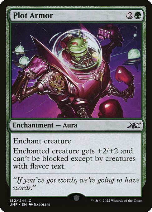 Unfinity - 152 - Plot Armor - Common