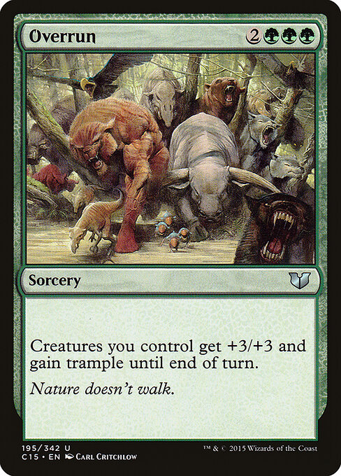 Commander 2015 - 195 - Overrun - Uncommon
