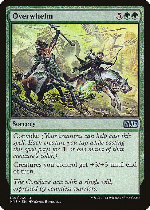 Magic 2015 - 189 - Overwhelm - Uncommon