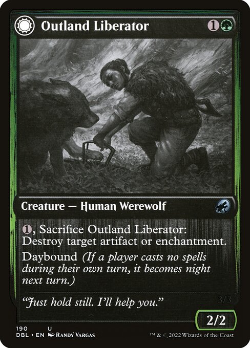 Innistrad: Double Feature - 190 - Outland Liberator // Frenzied Trapbreaker - Uncommon