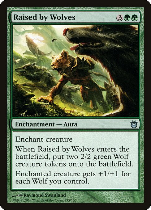 Born of the Gods - 135 - Raised by Wolves - Uncommon