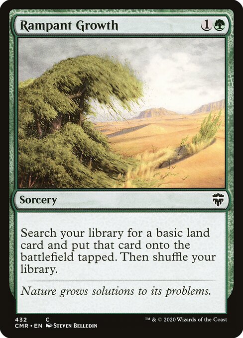 Commander Legends - 432 - Rampant Growth - Common